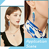 8Pcs 4 Colors Synthetic Turquoise & Blue Spinel & Natural Howlite & Rose Quartz & Magnesite Starfish & Glass Seed Beaded Jellyfish Big Pendants FIND-SC0021-21-5