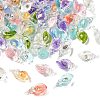 Luminous Transparent Resin Pendants RESI-Z038-02-2