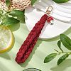 Handmade Woven Cotton Pendant Decorations HJEW-JM02795-04-2