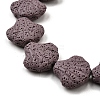 Dyed Natural Lava Rock Beads Strands G-A264-A04-01E-3