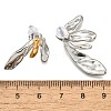 304 Stainless Steel Two-tone Stud Earrings for Women EJEW-R023-01GP-04-5