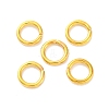 Brass Saw Cut Open Jump Rings KK-G514-01J-G-1
