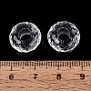 Transparent Glass European Beads GPDL-Q024-14mm-A11-3
