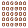 Opaque Acrylic European Beads OACR-TAC0019-006G-2