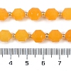 Natural Topaz Jade Beads Strands G-O201B-114F-5