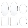 Fingerinspire 6Pcs 3 Style Acrylic Display Base DIY-FG0002-42-1