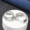 304 Stainless Steel Hoop Earrings for Women EJEW-C096-61P-5