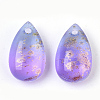 Two Tone Transparent Spray Painted Glass Charms GLAA-T017-02-B02-2