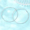304 Stainless Steel Big Hoop Earrings with 316 Surgical Stainless Steel Pins for Women SA-CBAB549-01P-1