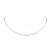 304 Stainless Steel Singapore Chain Necklaces NJEW-JN05167-02-2