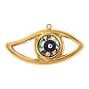 304 Stainless Steel with Enamel & Shell Pendants SA-OY003-48G-1