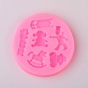 Toy Design DIY Food Grade Silicone Molds AJEW-L054-12-1