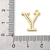 Rack Plating Brass Micro Pave Cubic Zirconia Pendant KK-H449-76G-14-4