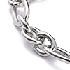 Tarnish Resistant 304 Stainless Steel Figaro Chain Bracelets BJEW-E271-05P-3