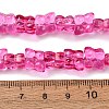 Transparent Glass Beads Strands GL-CBAAE04-01E-2