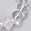 Natural Quartz Crystal Beaded Stretch Bracelets X-BJEW-Q692-46-10mm-2