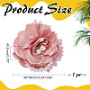 1Pc Polyester Flower Brooch JEWB-ME0001-11B-2