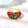 Brass Adjustable Cuff Rings RJEW-C143-01A-G-1