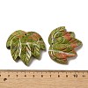 Natural Unakite Carved Pendants G-K353-01N-3