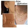 15Pcs 5 Styles Mixed Shapes Brass Pendants KK-CJ0004-44-7
