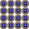 Gorgecraft 16Pcs Alloy Rhinestone Shank Buttons BUTT-GF0003-51A-1