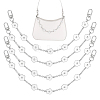 4Pcs Flower Alloy Enamel Alloy Bag Decorative Chains PURS-PH0001-30-1