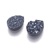 Imitation Druzy Gemstone Resin Beads RESI-L026-C01-1