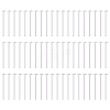 60Pcs 925 Sterling Silver Flat Head Pins STER-BC0002-17C-1