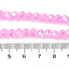 Baking Electroplate Glass Beads Strands LS-DGLA-A039-J6MM-B09-4