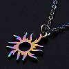 201 Stainless Steel Pendants Necklaces LS-NJEW-S105-JN632-1