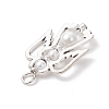 Glass Pearl Pendants PALLOY-JF04044-4