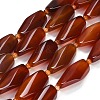 Natural Carnelian Beads Strands G-B178-S01-01-2