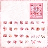 60Pcs 30 Styles Flower Laser Stickers PW-WG581F2-04-1