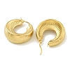 Ion Plating(IP) 304 Stainless Steel Hoop Earrings for Women EJEW-G401-01B-G-2