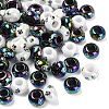Opaque Acrylic European Beads SACR-CJC0001-37-1