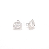 Spiral Bead Cage LS-PALLOY-WH0092-63-1