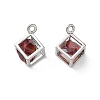 Brass Micro Pave Cubic Zirconia Pendants KK-A299-23P-05-1