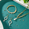   80Pcs 8 Styles Rack Plating Brass Spacer Beads KK-PH0006-28-5