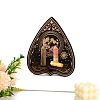 Carved Wooden Tarot Card Stand Holder PW-WGDB680-01-1