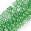 Spray Painted Glass Beads Strands GLAA-A038-D-45-1