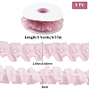 Polyester with Plastic Pearl Bead Wrinkle Ribbon OCOR-WH20003-63A-2