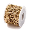 304 Stainless Steel Rectangle Link Chains STAS-P386-06B-G-3