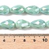 Opaque Solid Color Electroplate Glass Beads Strands LS-EGLA-N013-P10mm-B14-4