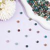 GOMAKERER 2 Strands Natural Indian Agate Beads Strands G-GO0001-35-4