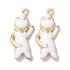 Alloy Enamel Pendants X-ENAM-O001-08J-G-1