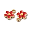 Alloy Enamel Charms X-ENAM-D043-02G-3