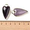 Natural Amethyst Pendants G-K347-01G-03-3