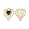 Alloy Enamel Connector Charms PALLOY-D011-03LG-3