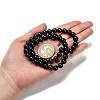 Natural Eyeless Obsidian Beads Strands G-K123-06-14mm-5