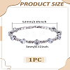 1Pc Alloy Pave Cubic Zirconia Open Cuff Bangles for Women BJEW-LP0003-42A-2